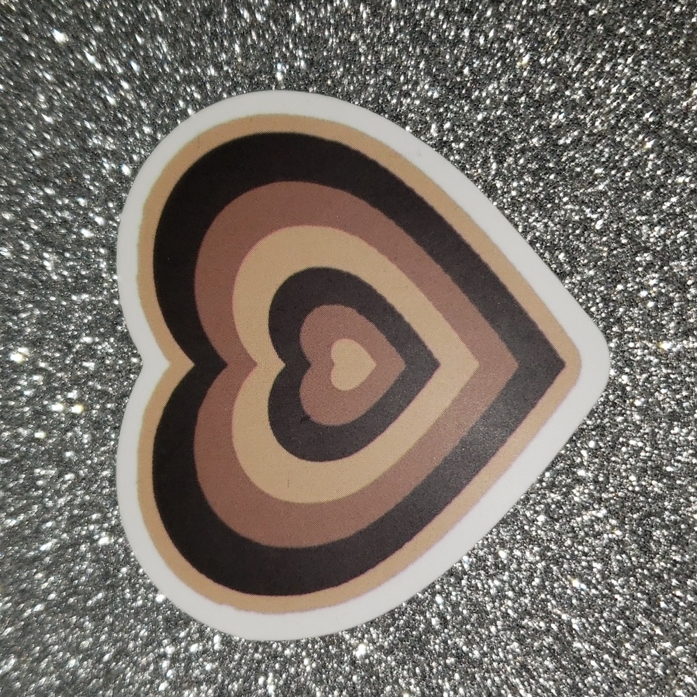 ART WATERPOOF Sticker Heart Skin Cultural